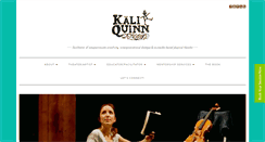 Desktop Screenshot of kaliquinn.com